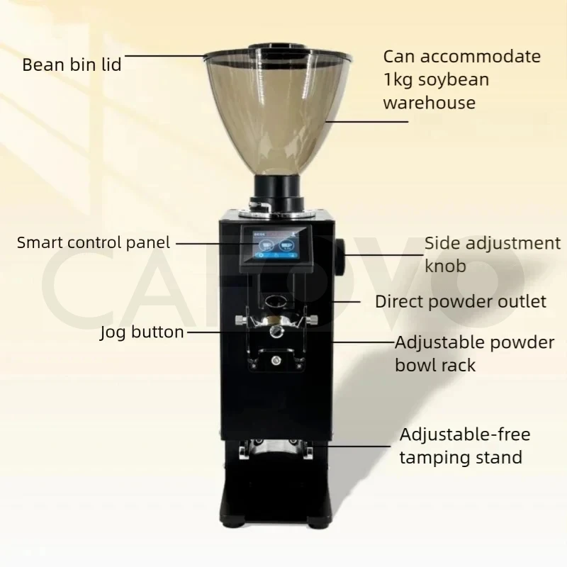 مطحنة قهوة أوتوماتيكية تجارية  - مراجعة Coffee Grinder Burr Flat وسعره