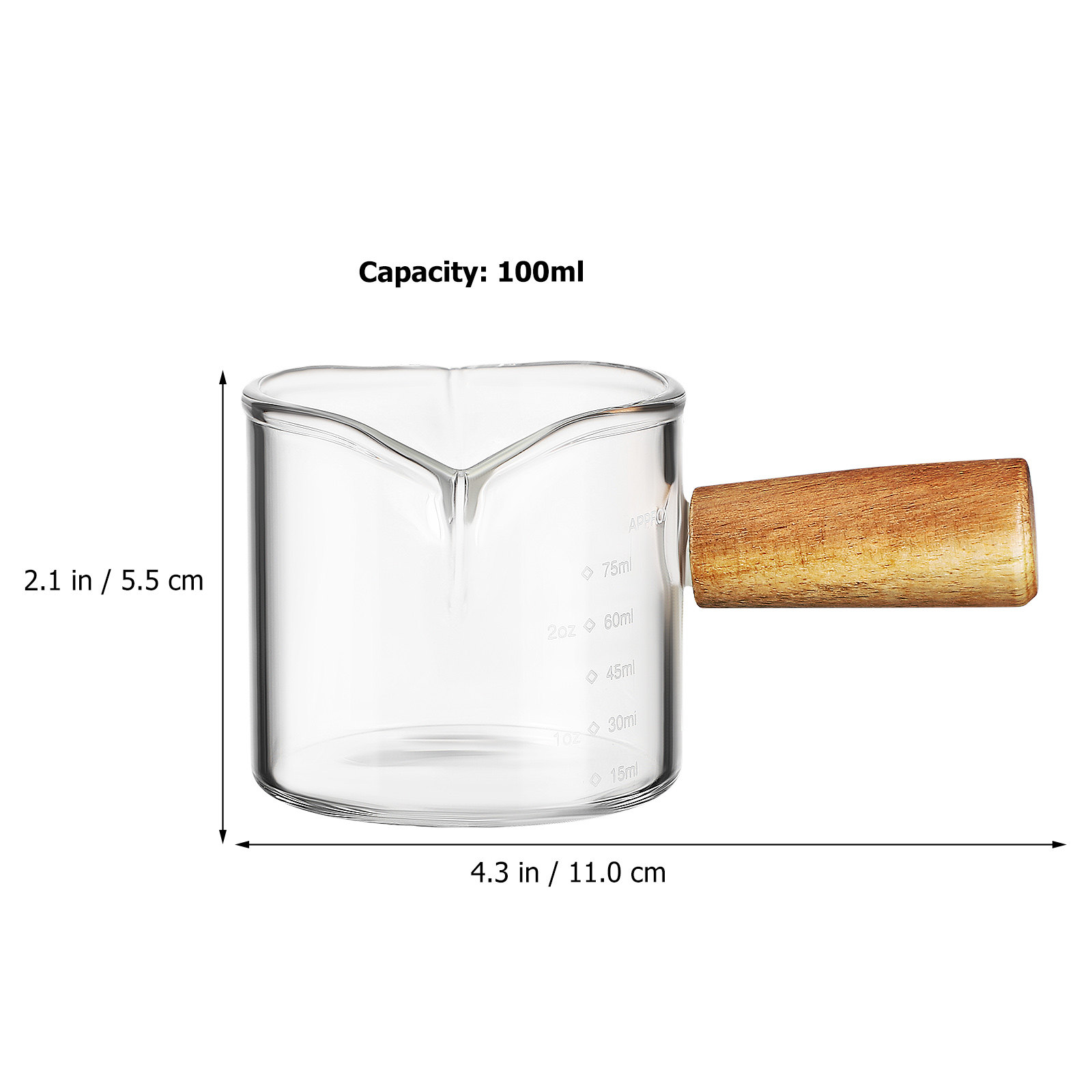 قطعتان من إبريق القهوة الفاخر  - مراجعة Espresso Shot Glass وسعره